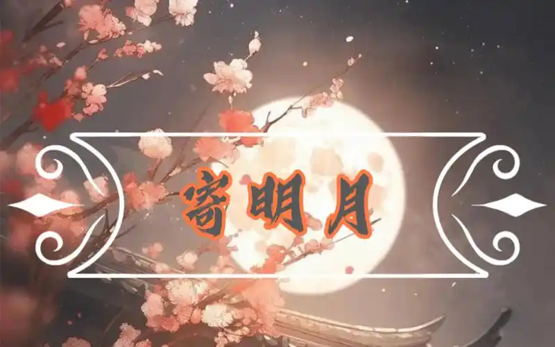 国风舞蹈《寄明月》自用背景视频