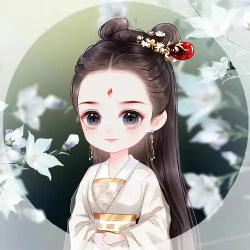 迪丽热巴q版头像白凤九卡通头像