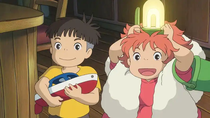 宫崎骏作品悬崖上的金鱼姬高清二次元动漫人物桌面壁纸