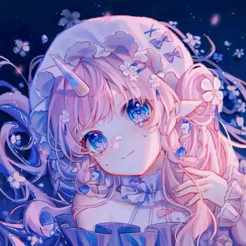 仙气女生头像 #可爱头像女卡通呆萌  - 抖音