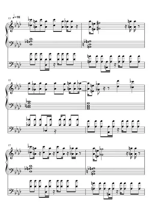 dance monkey钢琴谱