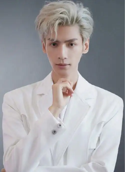 男明星银发造型谁能拒绝冷感银发帅哥