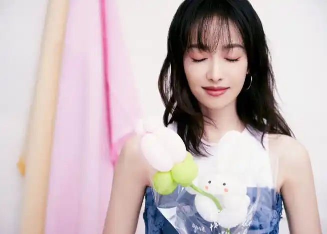 宋茜你好星期六##宋茜新中式蓝裙