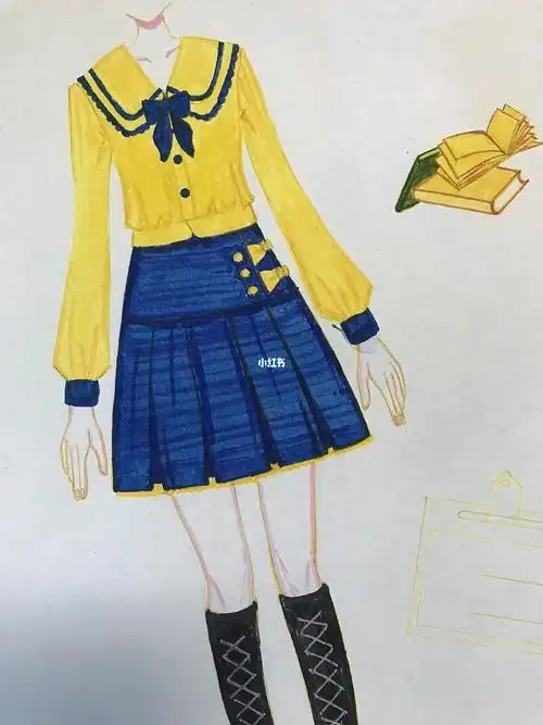 五年级学陶作业校服设计