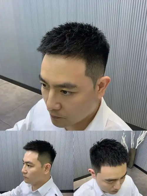 男生短发 夏日必备发型 男生短发 立体短前