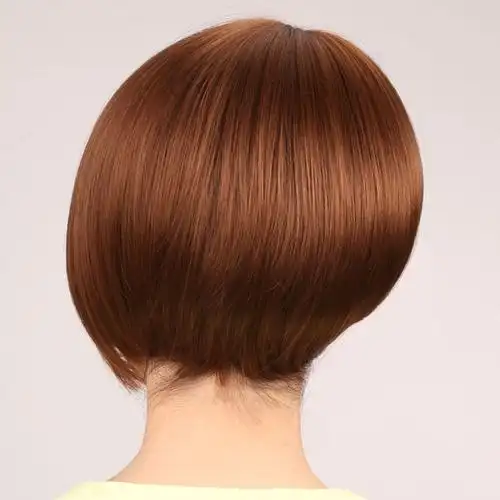 娇滴滴假发短发蓬松斜刘海bobo头波波头短直发气质ol型高温丝