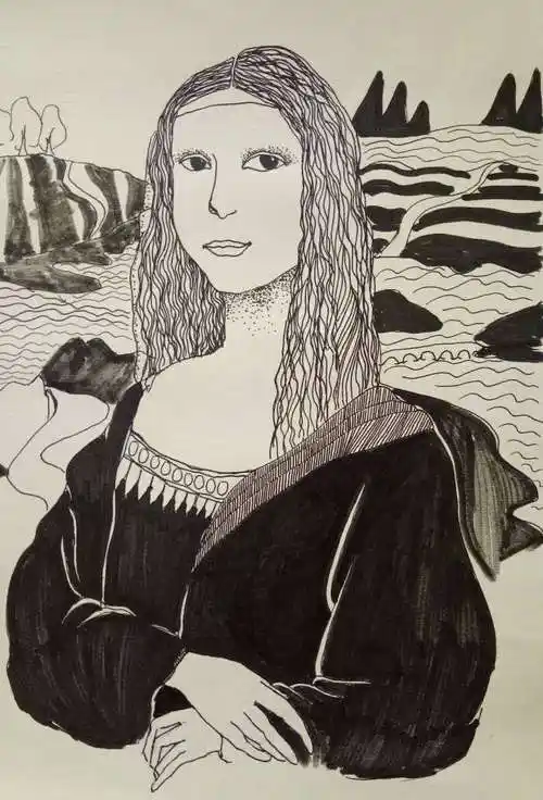 模仿画家画一画