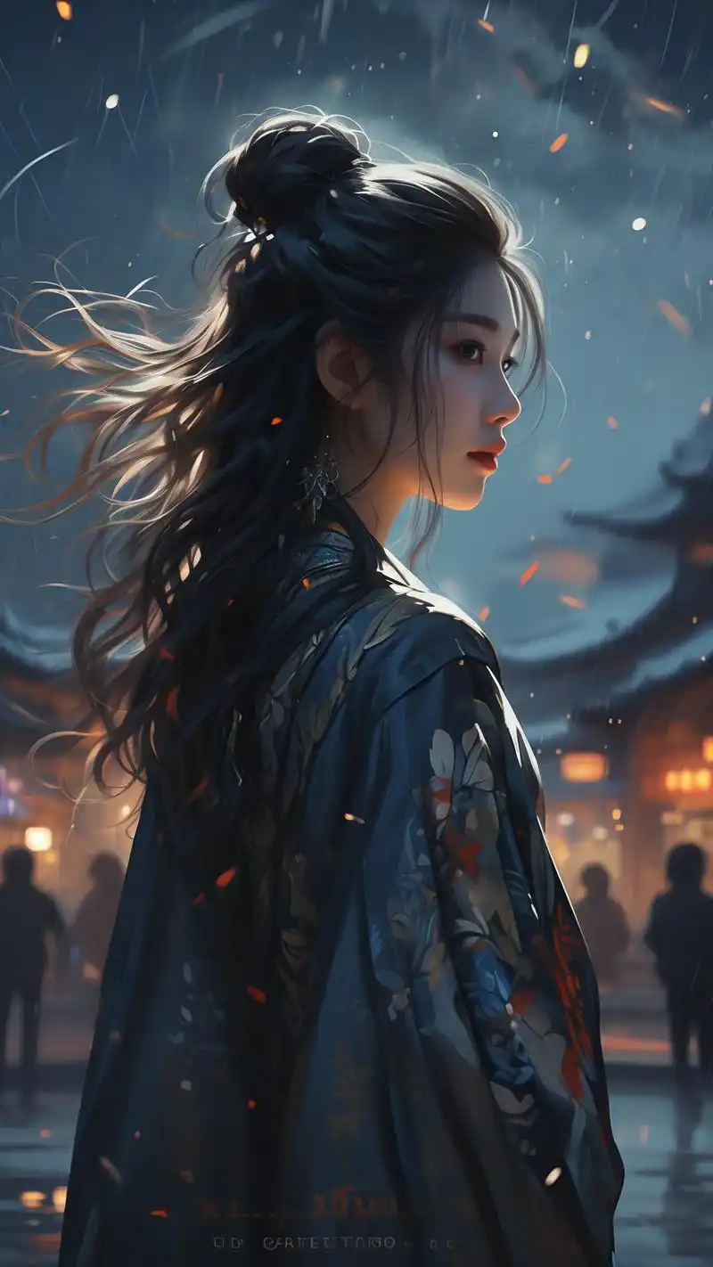 霸气高冷女生背影壁纸,高级感十足95