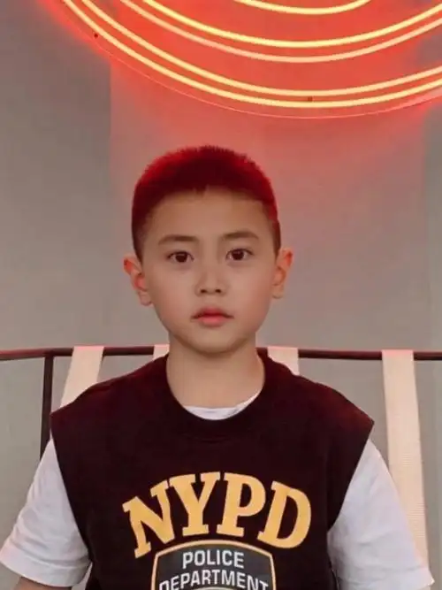 男童发型寸头夏季来了男孩们寸头留起来