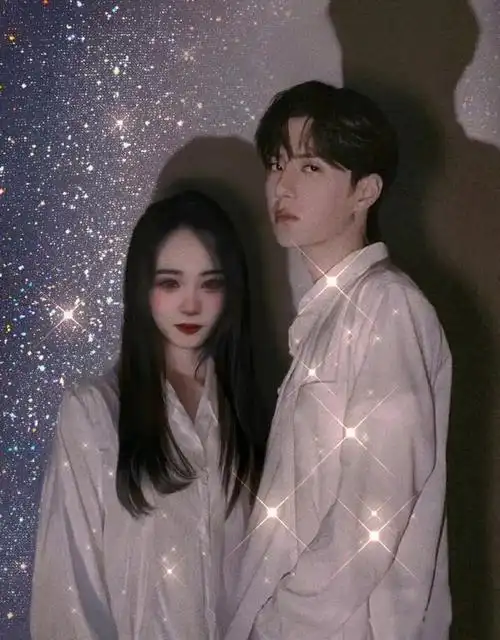 终于和王一博合照了