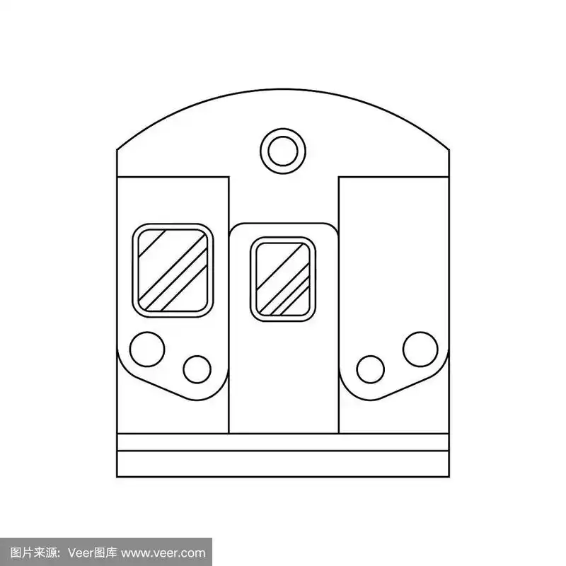 绘画插图,彩色书,地铁,儿童,矢量