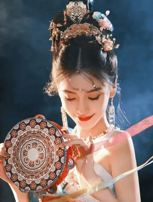 angelababy新造型犹如仙女