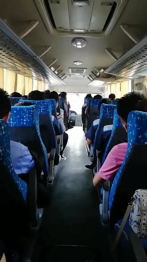 公交车最后一排中间那个位置就像皇帝宝座一样