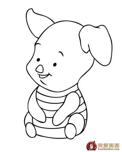 动漫简笔画简单半身