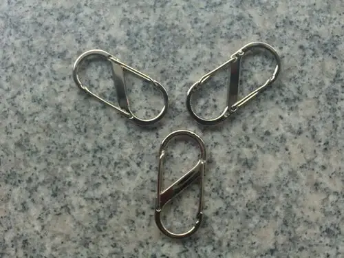 8字扣 户外edc装备 合金材质 快挂钩 8字扣 金属户外钥匙扣