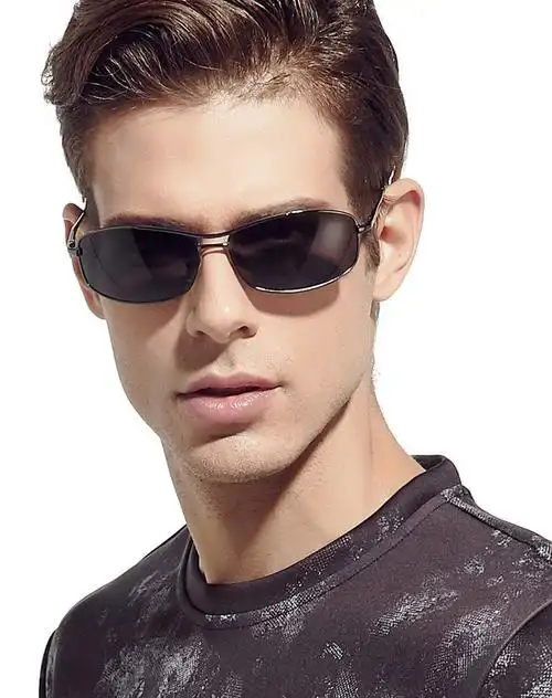 威古氏时尚眼镜专场威古氏 【hot热卖】司机专用男士偏光太阳镜银色