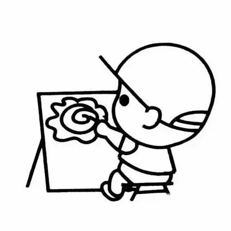 画画时候简笔画