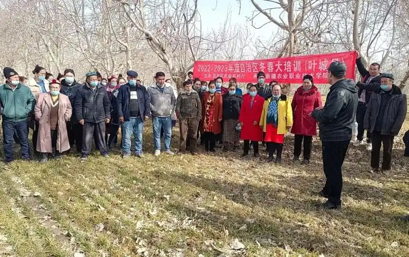 新疆农业职业技术学院赴叶城县开展冬春农业科技培训