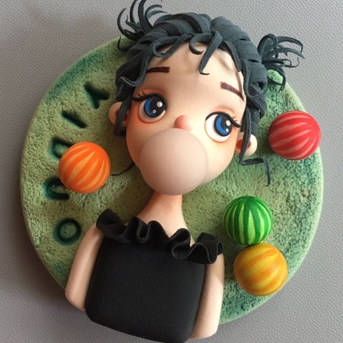 超轻粘土冰箱贴手工制作可爱卡通超萌q版人偶成品创意礼品【10天内