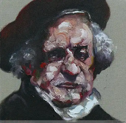 西班牙schugur.ensky油画-人物头像 - 陈年老酒