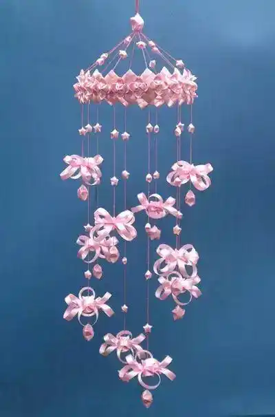 当年很火的彩带风铃80后都折过现在还有多少人会折附教程