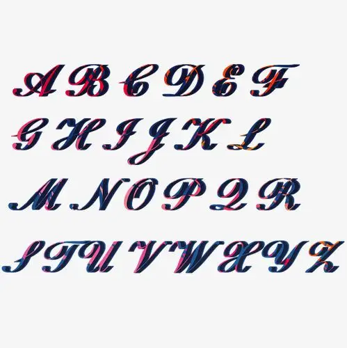 原创大写字母合集艺术字字体下载_艺术字图片素材下载-字魂网