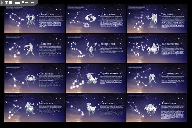 十二星座psd分层图