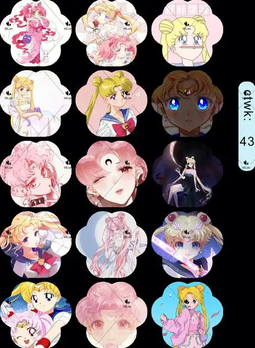 美少女战士猫爪贴纸