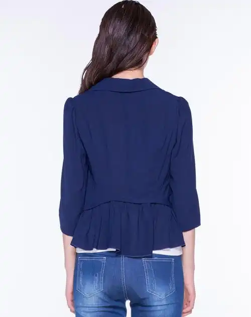 kako kako藏蓝色休闲上衣商品参数 detail 适用性别