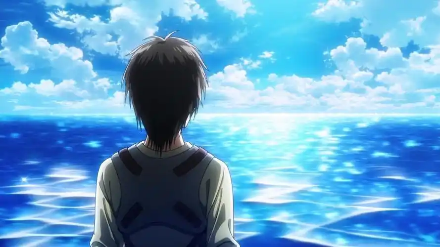 进击的巨人 艾伦三笠阿尔敏 看海 - 堆糖,美图壁纸兴趣社区