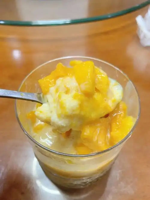 芒果牛奶冰有冰箱就能做好吃到能摆摊