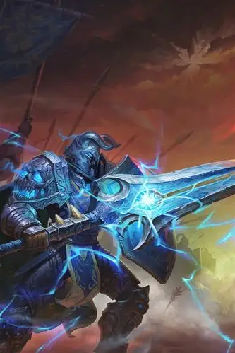 魔兽世界,剑,盔甲,锤,艺术图片 iphone 壁纸