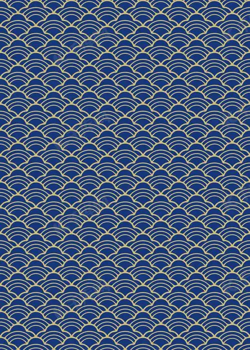 日本无缝复古花纹背景