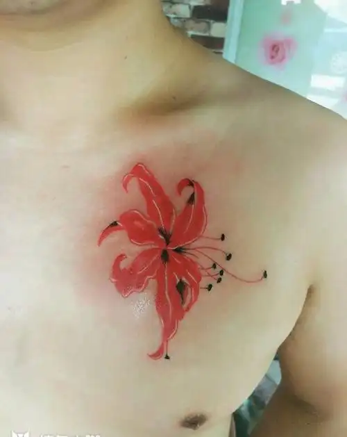 彼岸花纹身图片