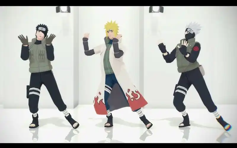 火影mmdstep水门带土卡卡西