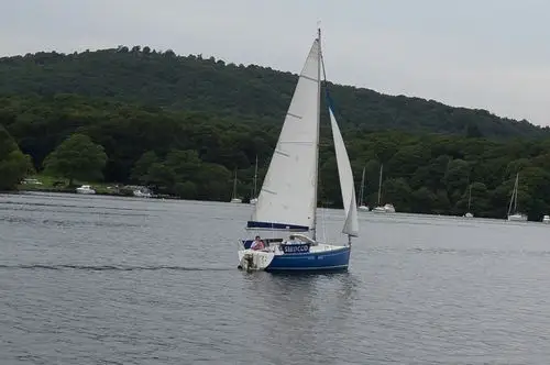 小帆船 摄于苏格兰