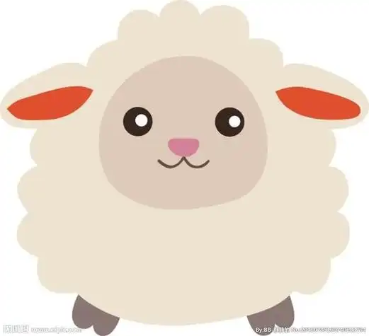 绵羊图片大全可爱头像卡通可爱小羊绵羊山羊海报素材背景图片png设计
