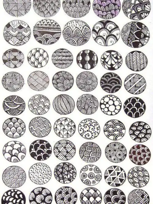 二线描素材黑白装饰画