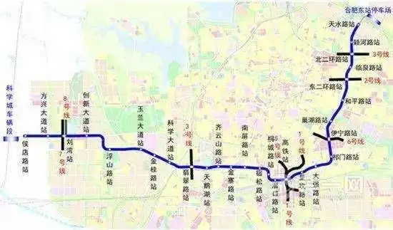 合肥地铁2号线装修装饰工程将完工 预计10月正式开通