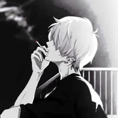 墨黑色丧系我的心里只剩阴暗和孤独没有小鹿了