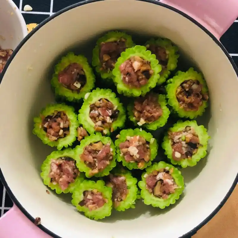 苦瓜酿做法