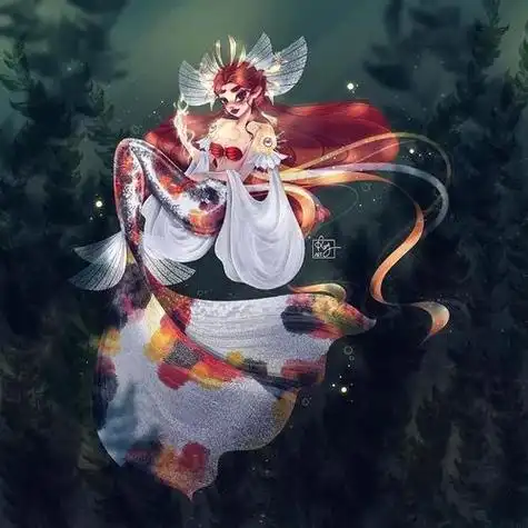 十二星座古风美人鱼 8岁画十二星座公主