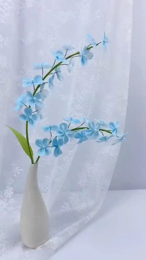 废物利用#用过的口罩这样做,秒变幸运花