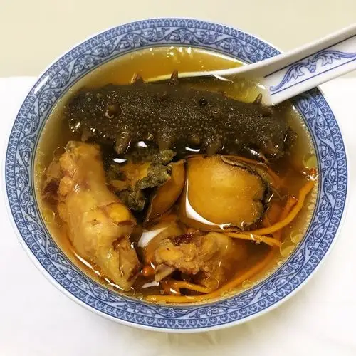 大丽花吖做的【小森妈妈菜谱】海参鲍鱼虫草花炖乌鸡