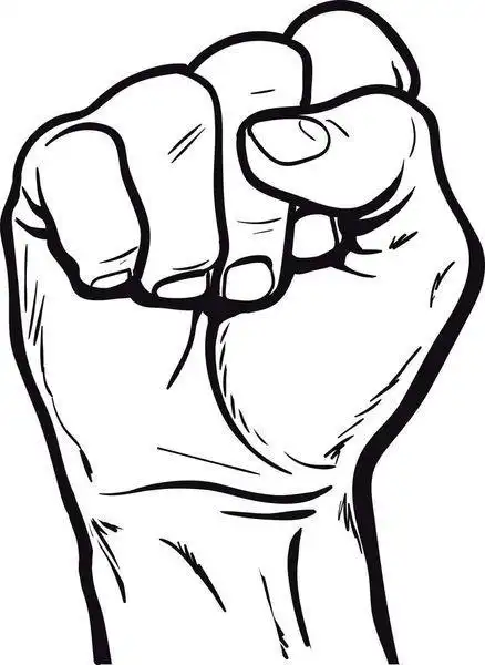 怎样画拳头的简笔画