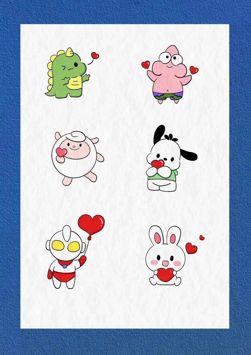 简单可爱的#简笔画 ,你喜欢哪一个#儿童简笔画 #画画 #亲 - 抖音