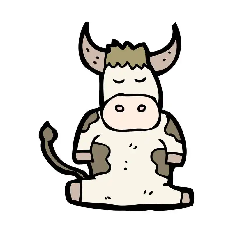 搞笑牛卡通,搞笑牛卡通