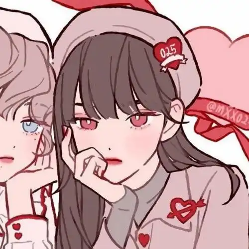 求两个女孩子一起用的头像
