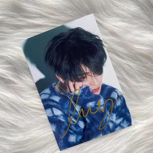 kyodo蔡徐坤亲笔签名照片 蔡徐坤签名照 时尚周边毕业礼物 送朋友