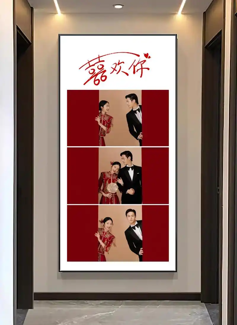 10款婚纱照做成相框,这样挂真的美得很!现在有结婚照个新潮 - 抖音